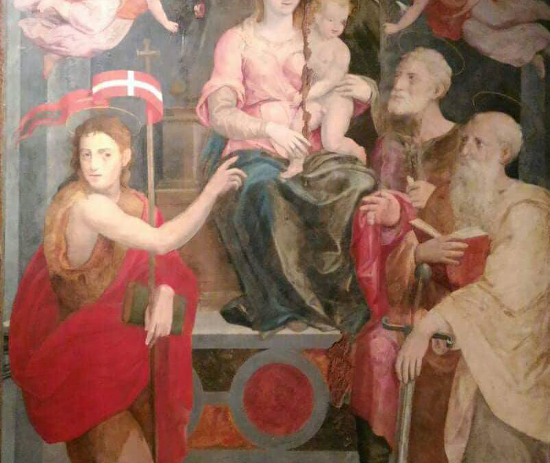 Dipinto del s. XVI. DIALOGICA, Galleria regionale di Palazzo Bellomo, Siracusa (IT)